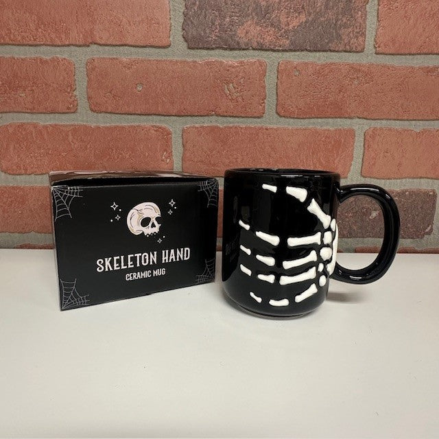 Mug - Skeleton Hand Gothic-hotRAGS.com