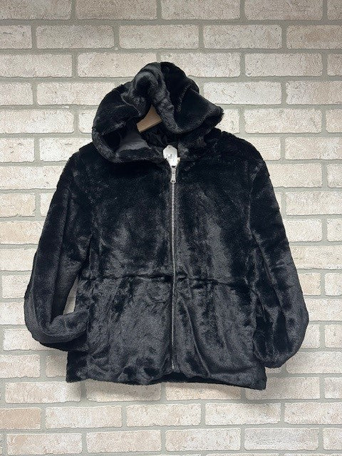 Jacket - Zip Fleece - Black-hotRAGS.com