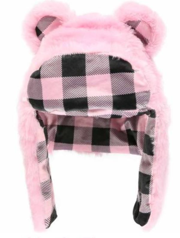 Hat - Critter Pink Bear-hotRAGS.com