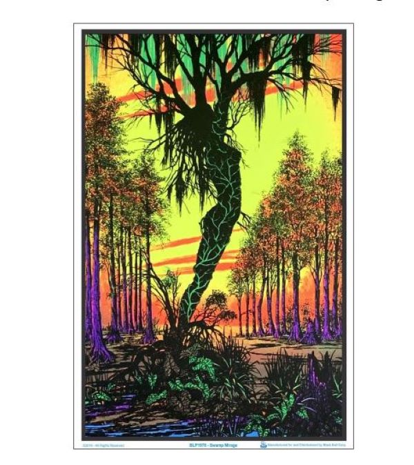 Poster - Blacklight Swamp-hotRAGS.com