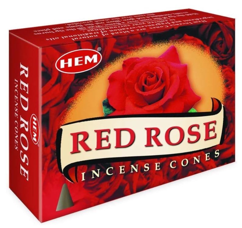 Cones - Hem Red Rose-hotRAGS.com