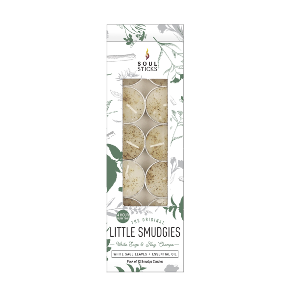 Candles - ‘Little Smudgies’ Candle White Sage & Nag Champa Pack-hotRAGS.com