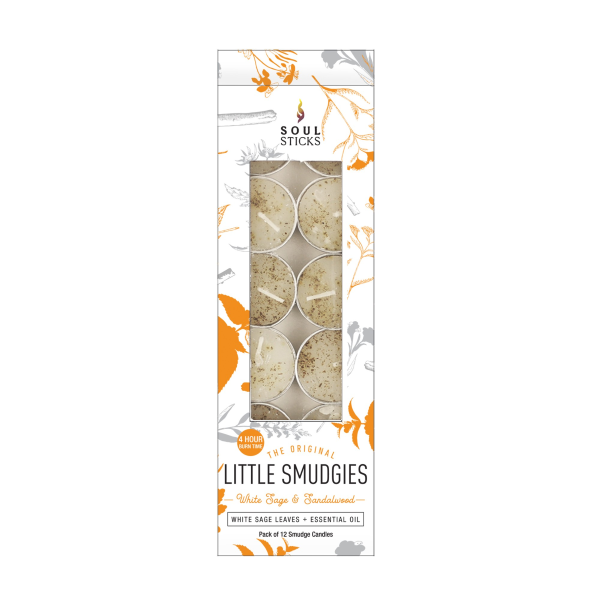 Candles - ‘Little Smudgies’ Candles White Sage & Sandalwood Pack-hotRAGS.com