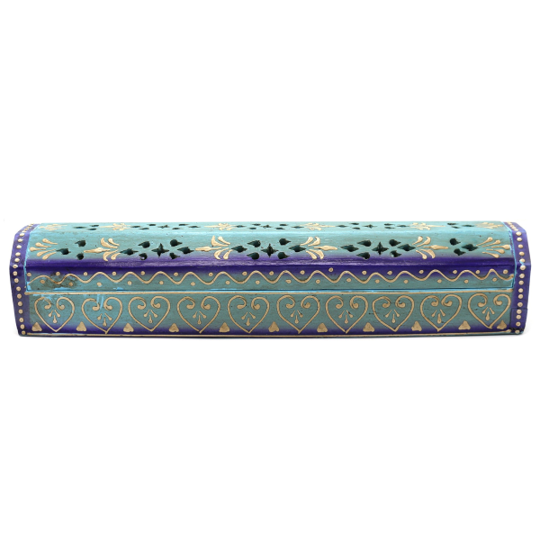 Box Incense Burner - Blue 12"-hotRAGS.com