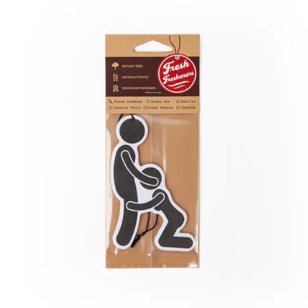 Air Freshener - Stick Figures GIving Head-hotRAGS.com