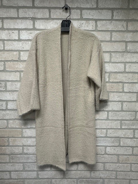 Cardigan - Mohair Beige-hotRAGS.com