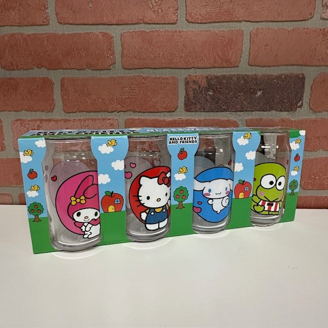 Glass Set - Hello Kitty And Friends - 4pc-hotRAGS.com