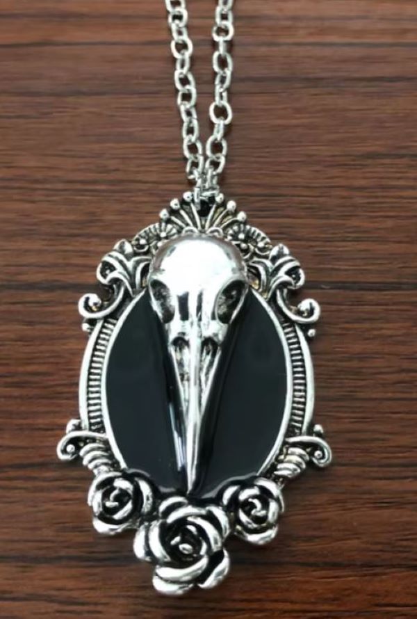 Necklace - Gothic Raven-hotRAGS.com