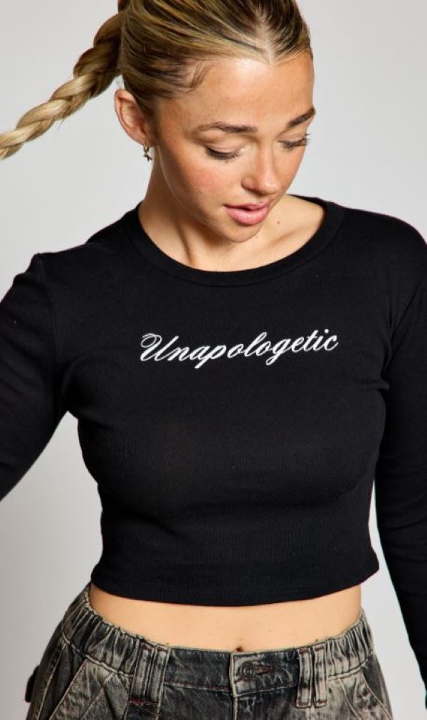 Jr Long Sleeve Top - Unapologetic-hotRAGS.com