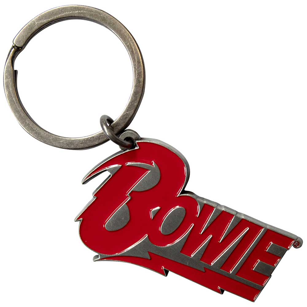 Keychain - David Bowie Logo-hotRAGS.com