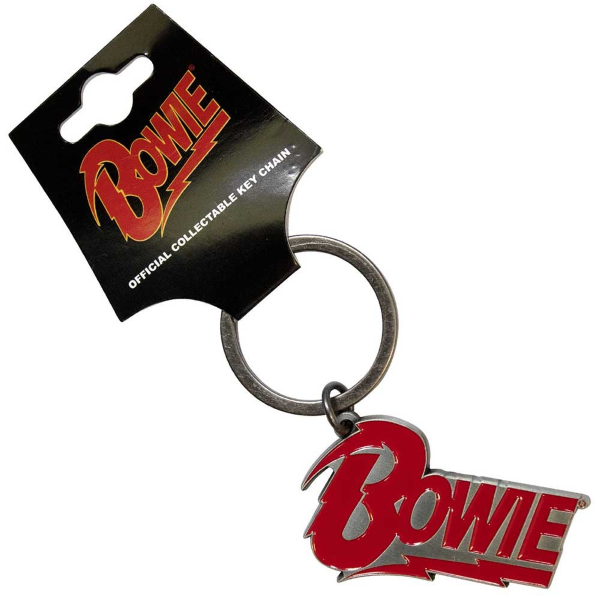 Keychain - David Bowie Logo-hotRAGS.com