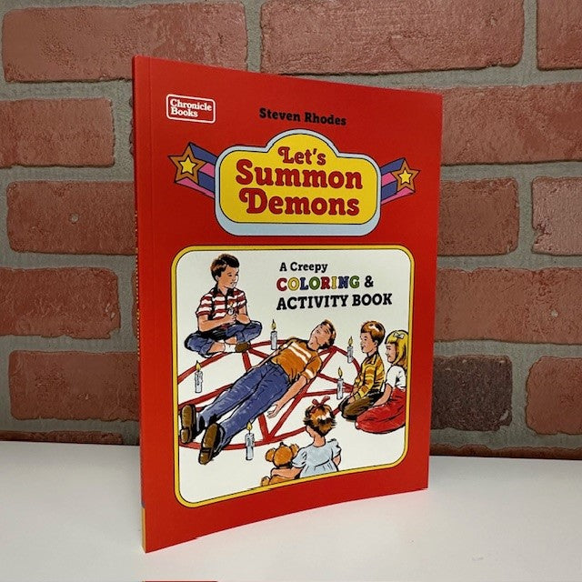 Book - Lets Summon Demons A Creepy Coloring & Activity Book-hotRAGS.com