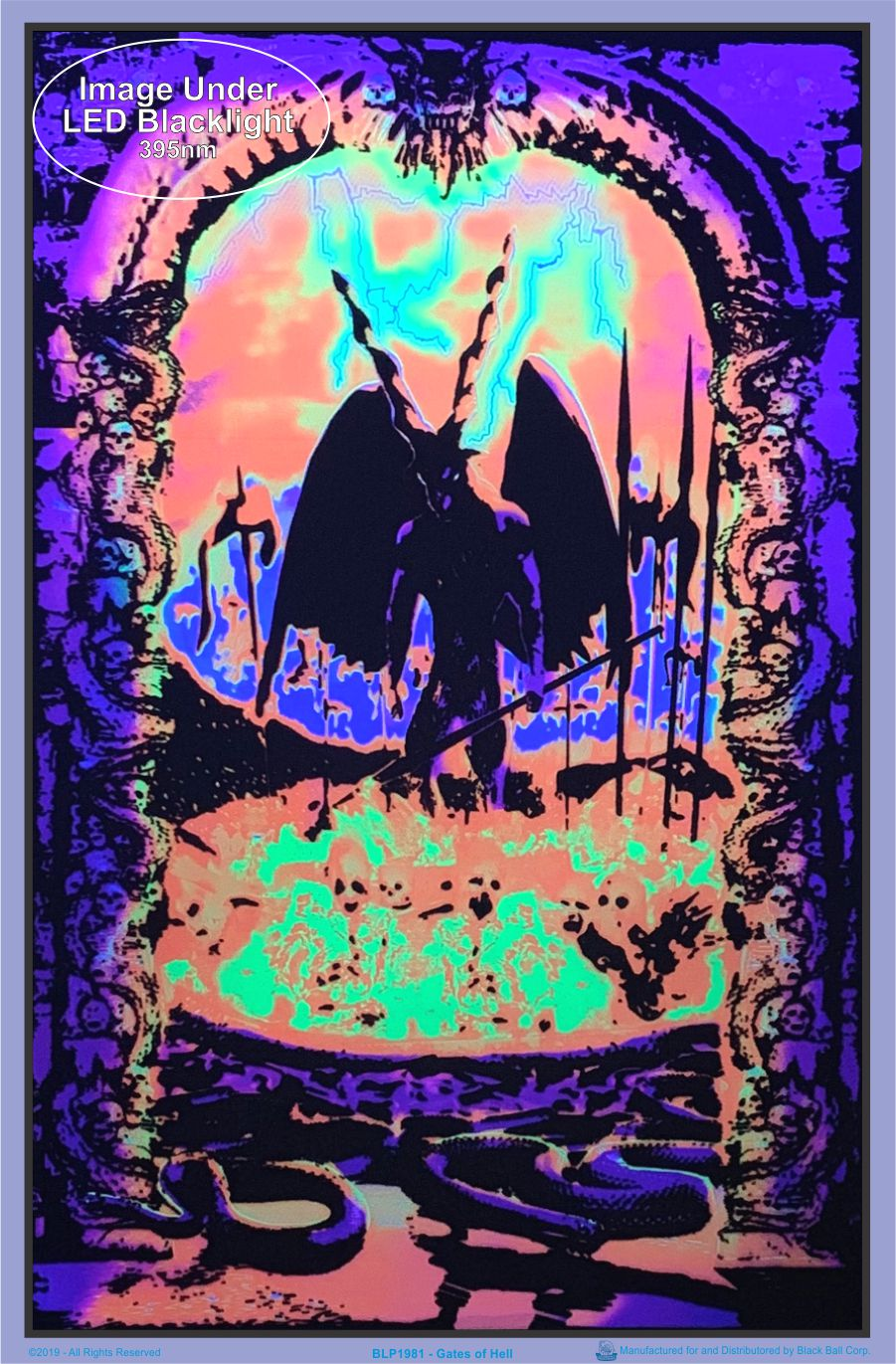 Poster - Blacklight Gates Of Hell-hotRAGS.com