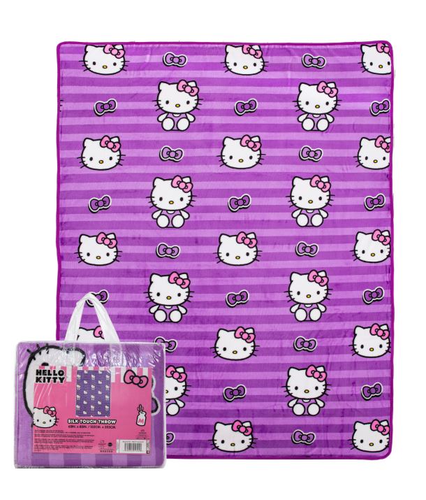 Blanket - Hello Kitty - Pretty Violet-hotRAGS.com