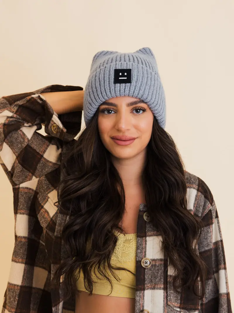 Beanie - Chill Vibes - Gray-hotRAGS.com