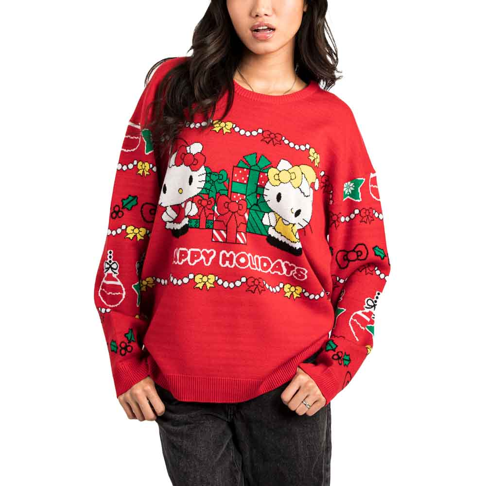 Sweater - Hello Kitty - Happy Holidays-hotRAGS.com