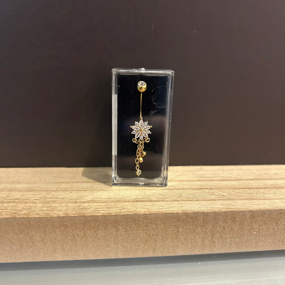 Belly Ring - Flower Chain