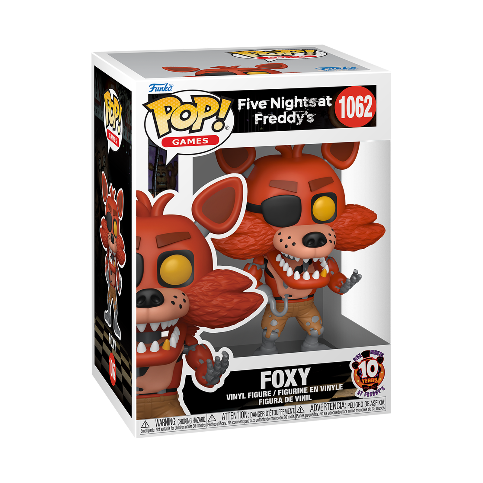 Funko Pop! Five Nights at Freddy's Foxy (10th Anniversary)-hotRAGS.com