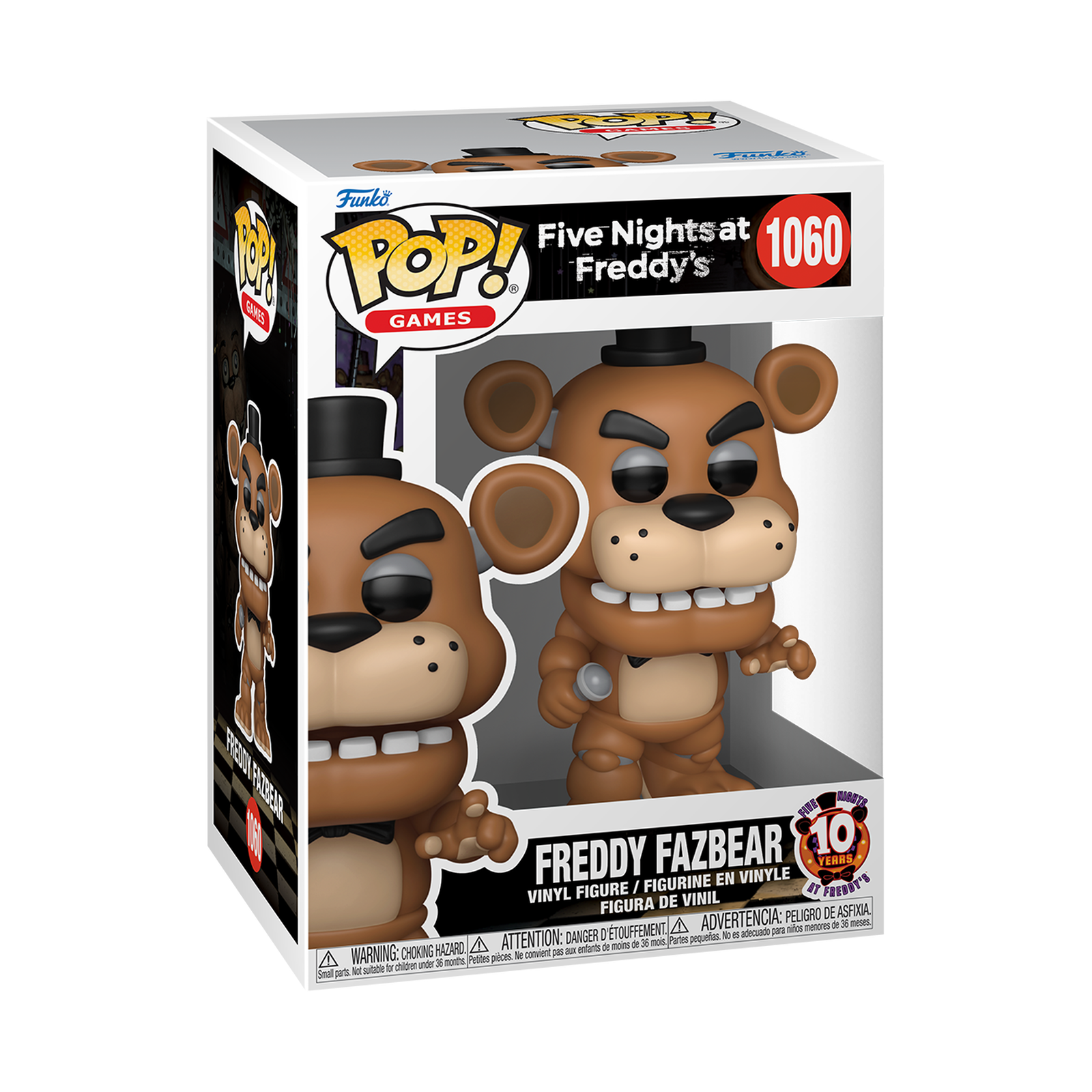 Funko Pop! Five Nights at Freddy's Freddy Fazbear (10th Anniversary)-hotRAGS.com