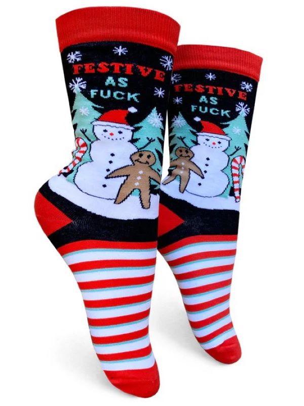 Socks - Festive As Fuck - Christmas-hotRAGS.com