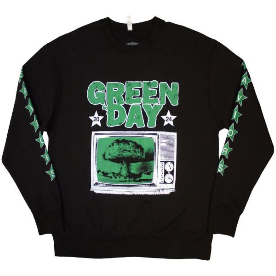 Sweatshirt - Green Day Tv Explosion-hotRAGS.com