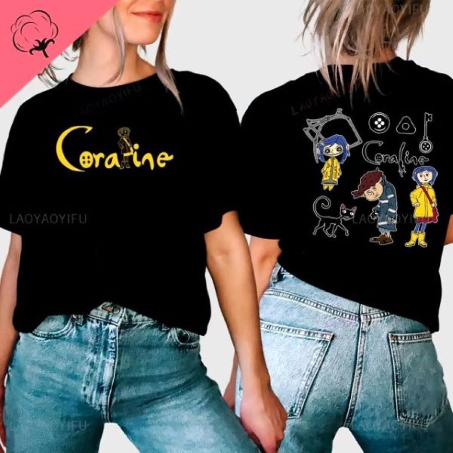 T Shirt - Coraline Retro