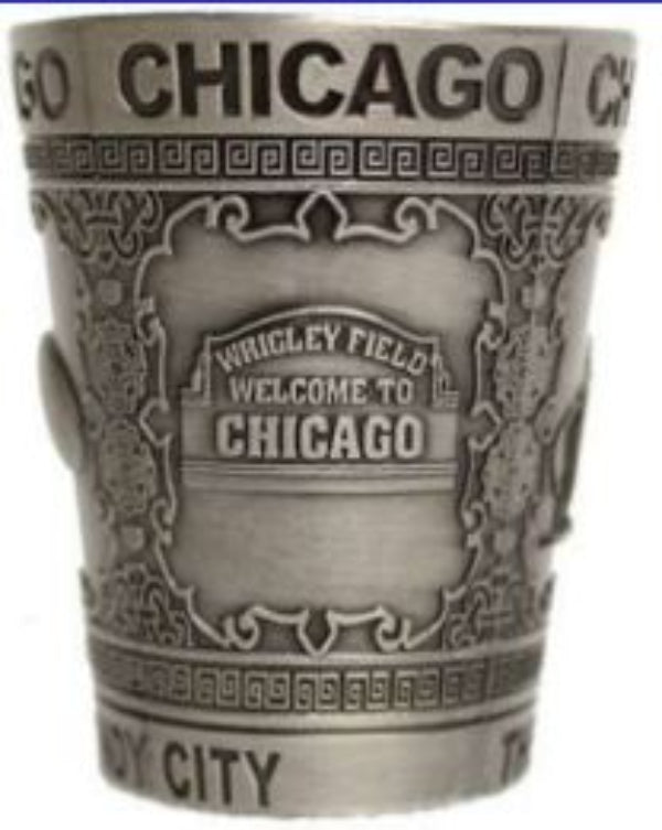 Shot Glass - Chicago Metal - Symbols-hotRAGS.com