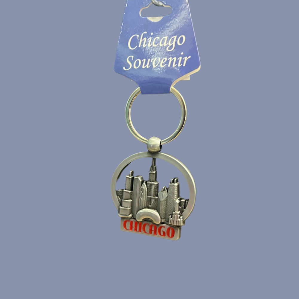 Keychain - Chicago Skyline