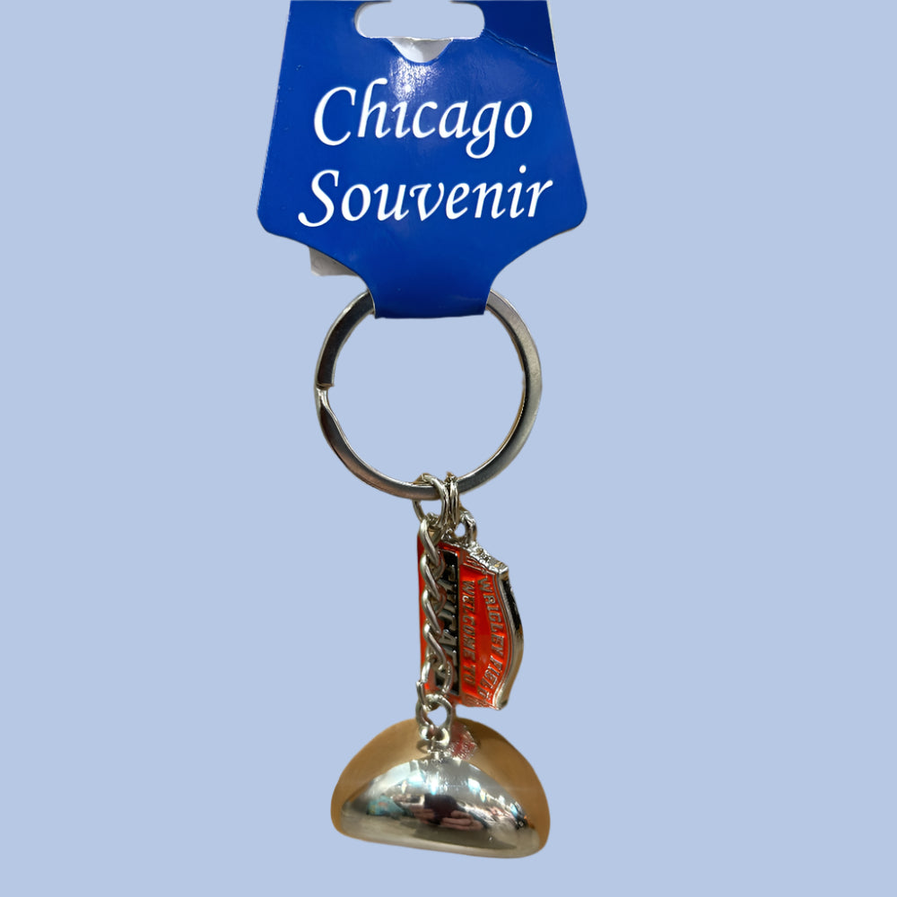 Keychain - Chicago - Wrigley Field Sign & Beam-hotRAGS.com