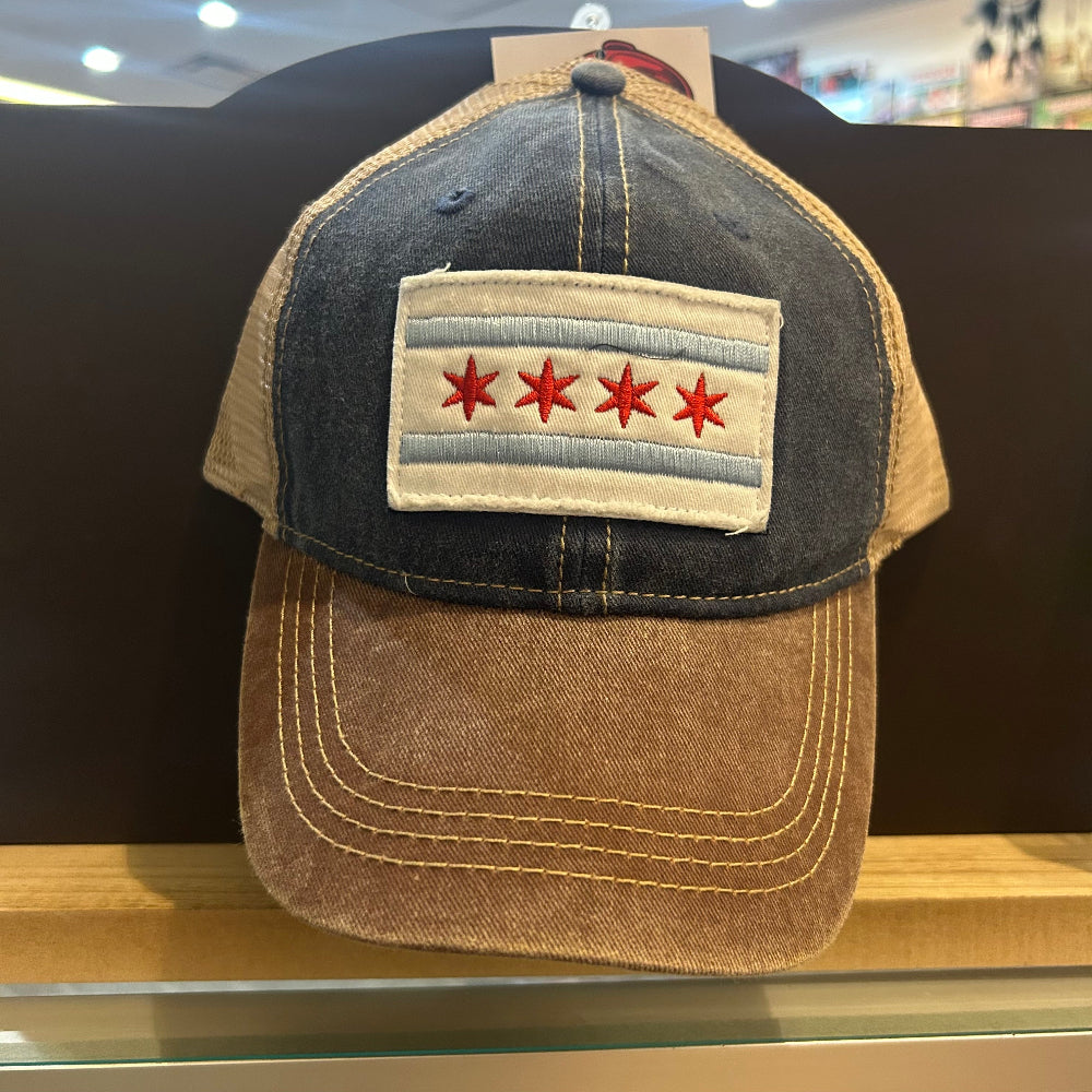 Hat - Chicago Flag-hotRAGS.com