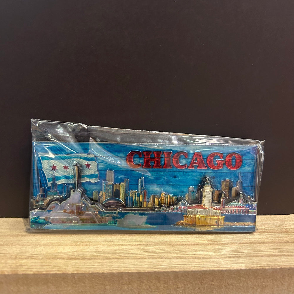 Magnet - Chicago 3D Foil