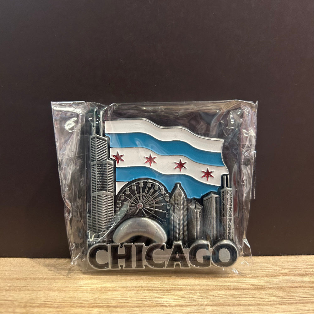 Magnet - Chicago Skyline-hotRAGS.com