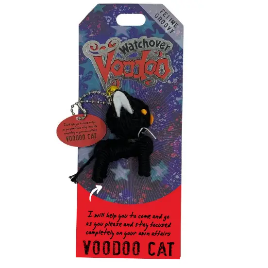 Voodoo Doll - Cat Keychain-hotRAGS.com