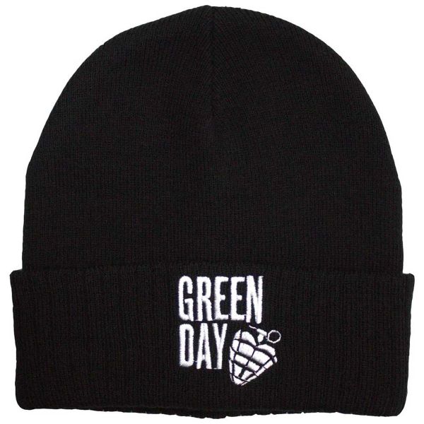 Beanie - Green Day Stacked Logo-hotRAGS.com