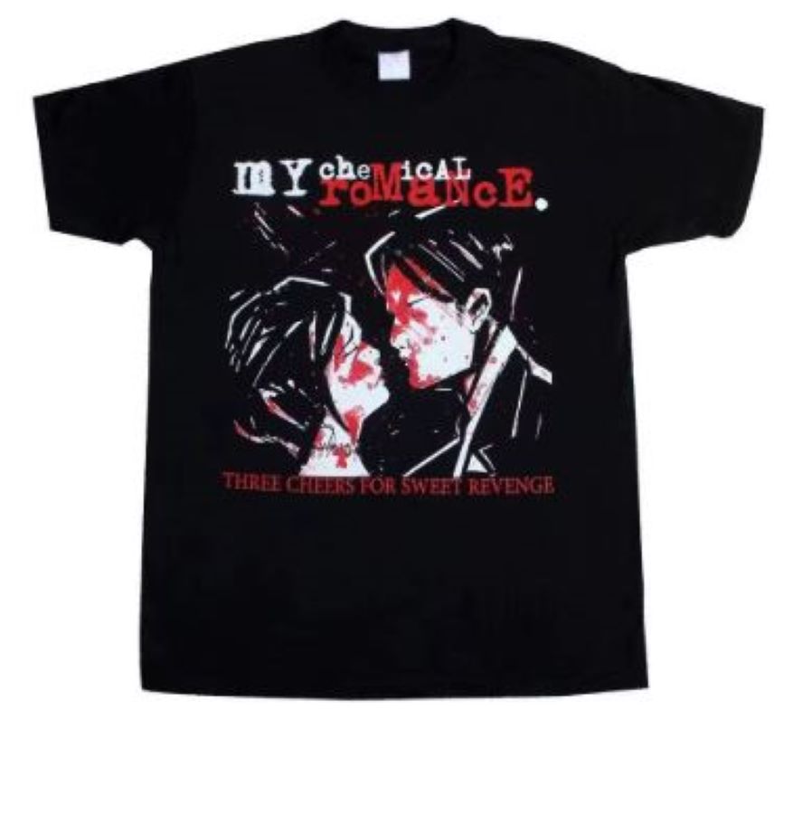 T Shirt - Mcr Black Red-hotRAGS.com