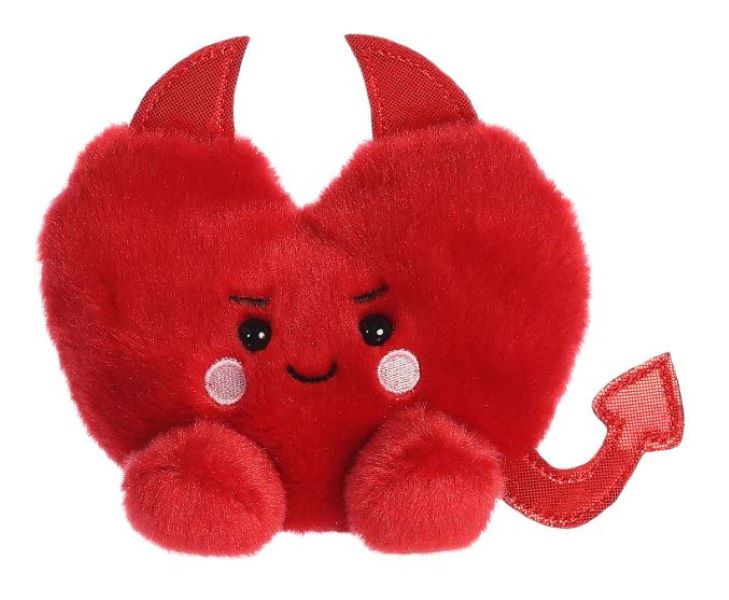 PLUSH - PALM PAL HEART - 5 INCH Devilish