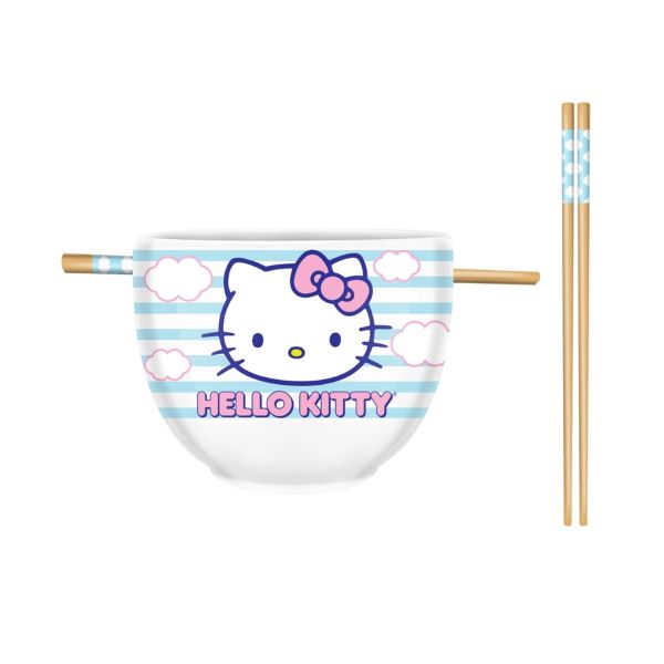 RAMEN BOWL - HELLO KITTY CLOUDS