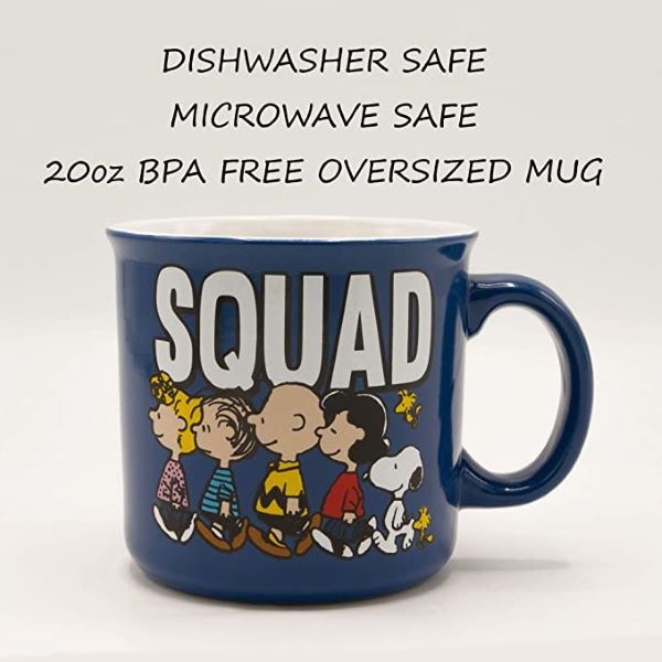 MUG - PEANUTS SQUAD CAMPER - 20OZ-hotRAGS.com