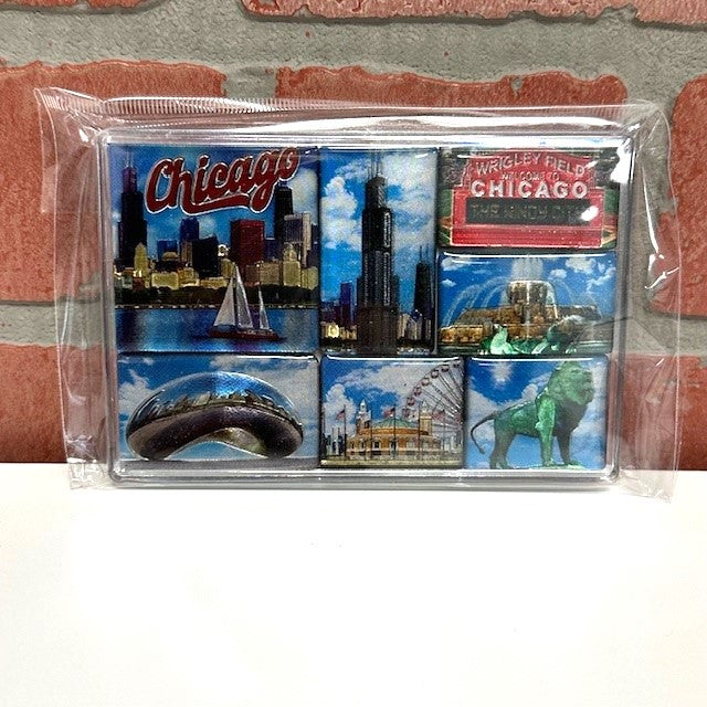 Magnet - Chicago Foil 7pc-hotRAGS.com