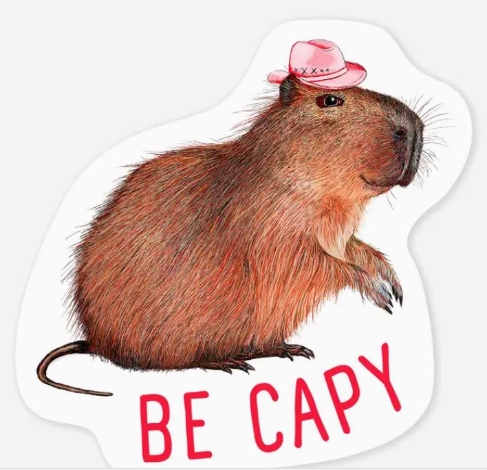 STICKER - BE CAPY - 3in-hotRAGS.com