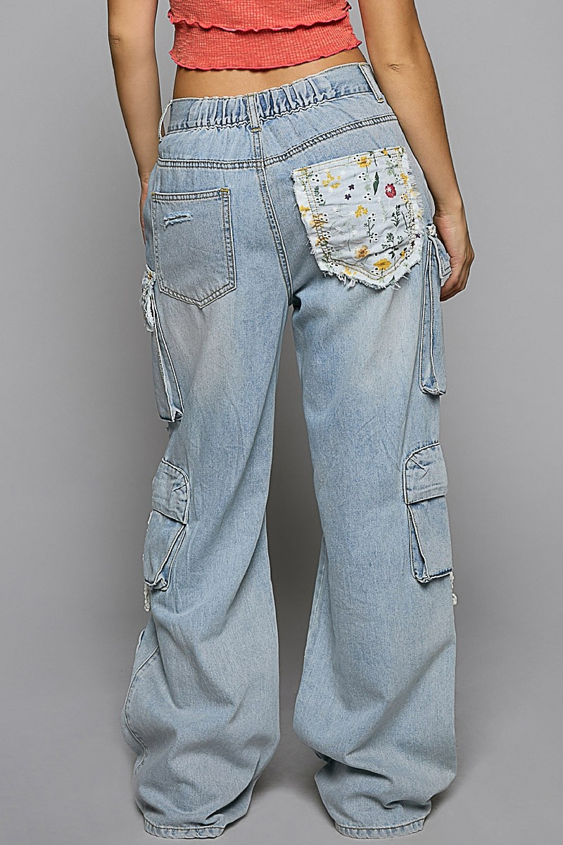 PANTs - MULTI POCKET Light DENIM-hotRAGS.com