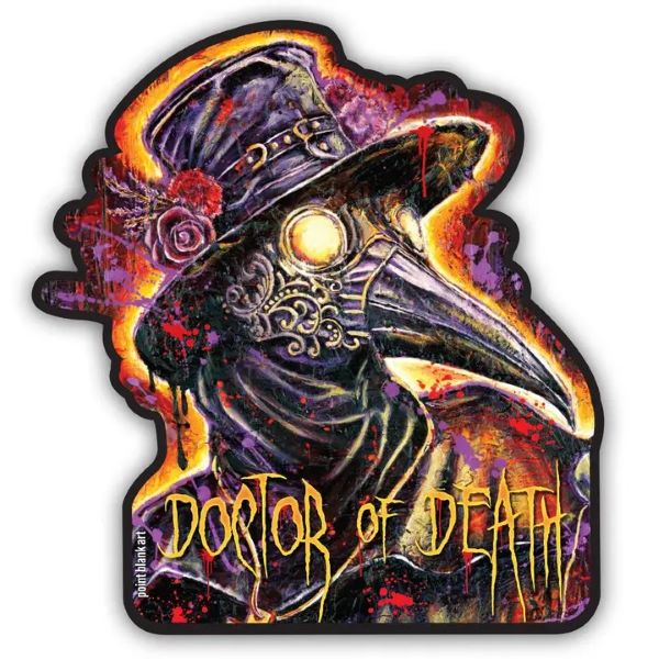 STICKER - PLAGUE DOCTOR Of DEATH-hotRAGS.com