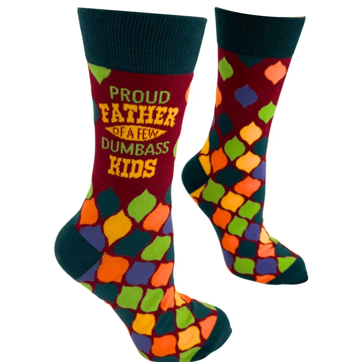 SOCKS - PROUD FATHER Of A Few DUMBASS Kids-hotRAGS.com