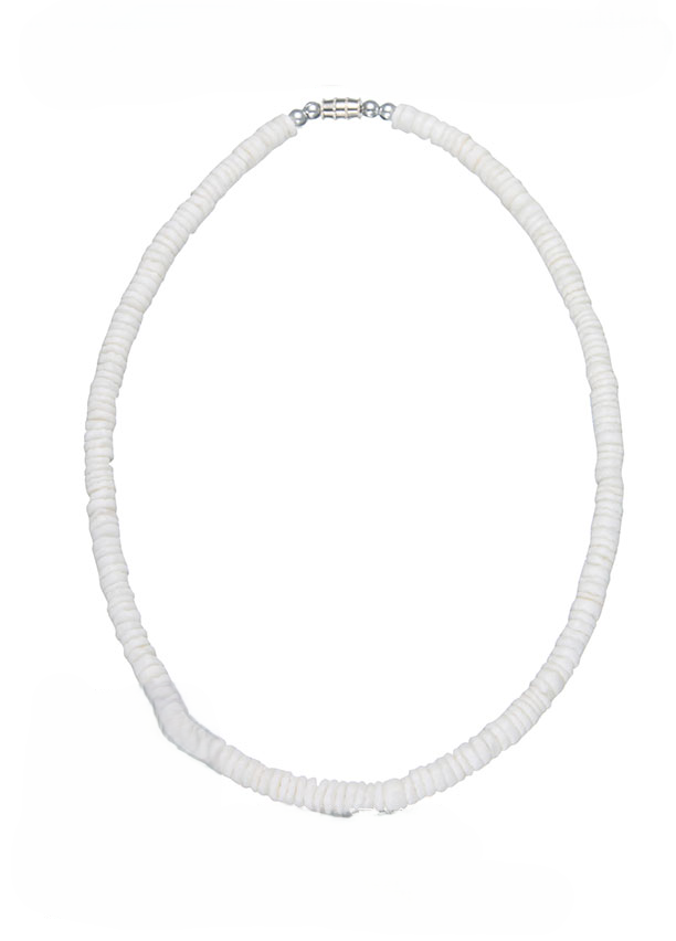 Necklace - Puka Shell Round 18"-hotRAGS.com