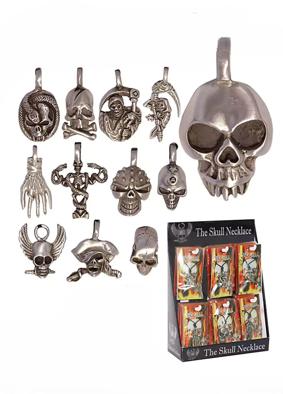 Necklaces - Skull Assorted-hotRAGS.com