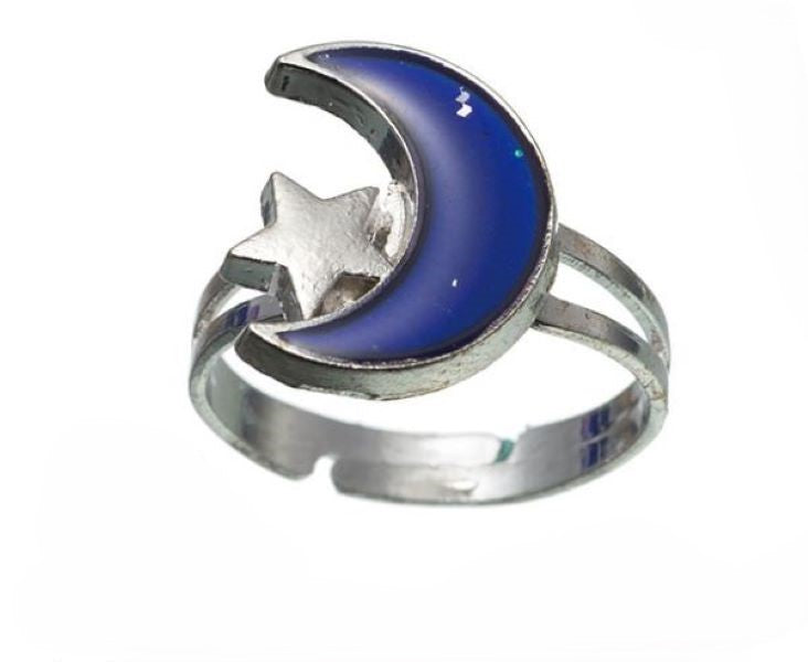 Ring - Mood Ring - Crescent Moon-hotRAGS.com