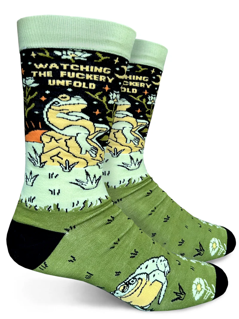 SOCKS - WATCHING THE FuCKERY Unfold-hotRAGS.com