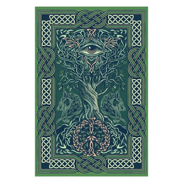 TAPESTRY - 3D TREE OF GOOD - 60X90-hotRAGS.com