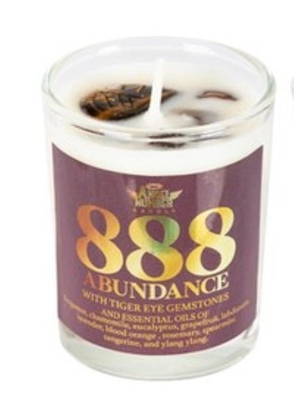 CANDLE - ANGEL - #888 ABUNDANCE-hotRAGS.com