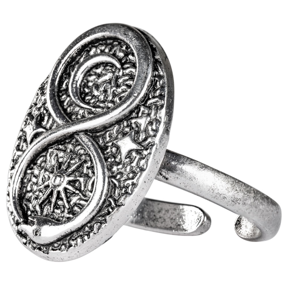 RING - SNAKE SUN MOON ADJUSTABLE-hotRAGS.com